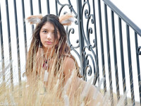 Melody το σέξι κορίτσι cosplay