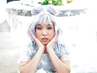 Ασιάτης cosplay γκόμενα Kimmy Kimm γαμημένο σκληρά με ένα μακρυμάλλης τύπος