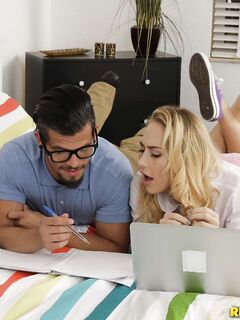 Cory Chase και Carter Cruise τριπλό γαμήσι